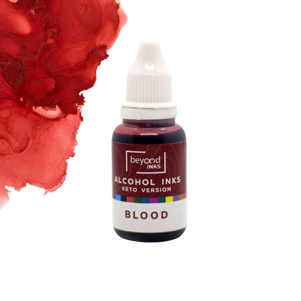 Blood alcohol ink