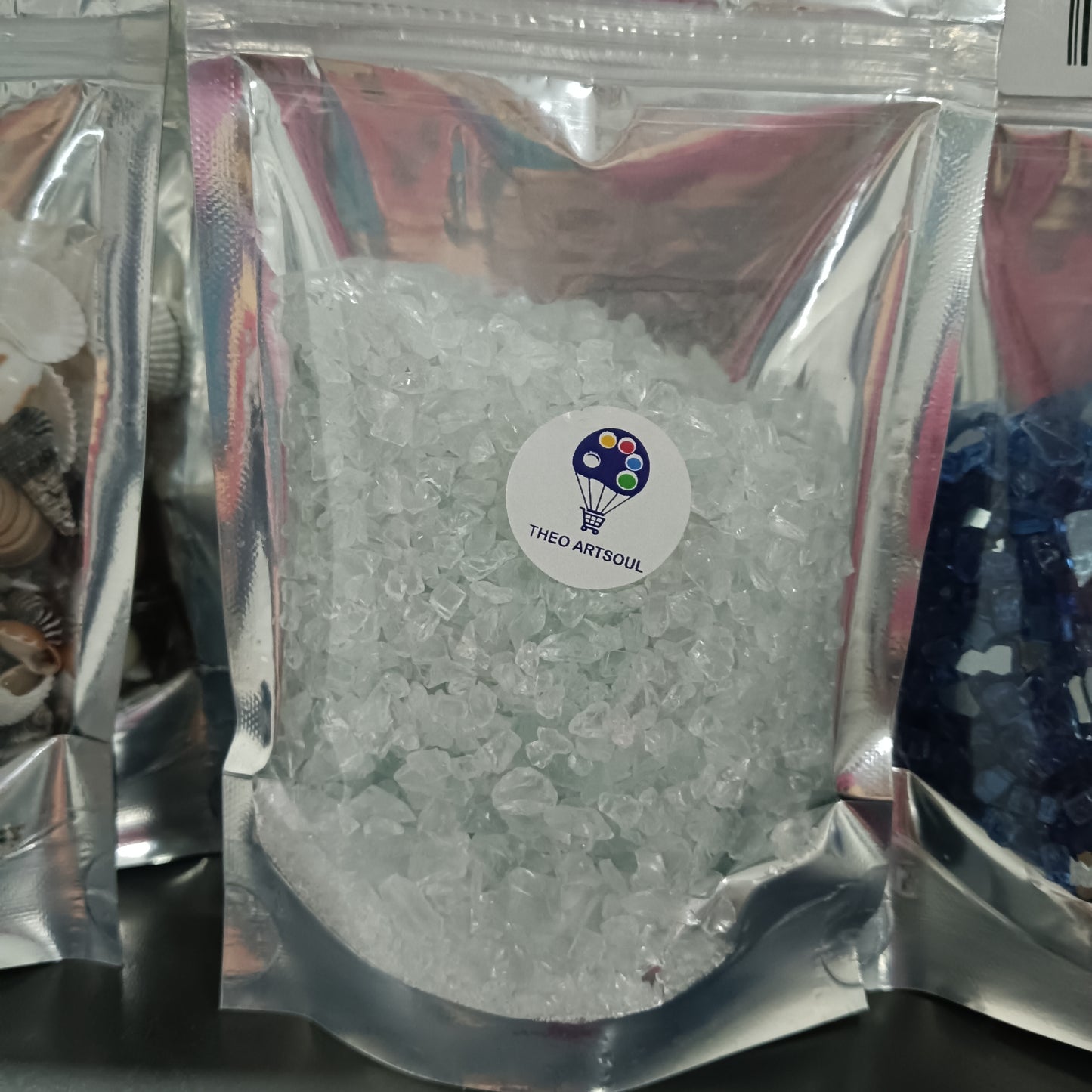 Transparent big crystals