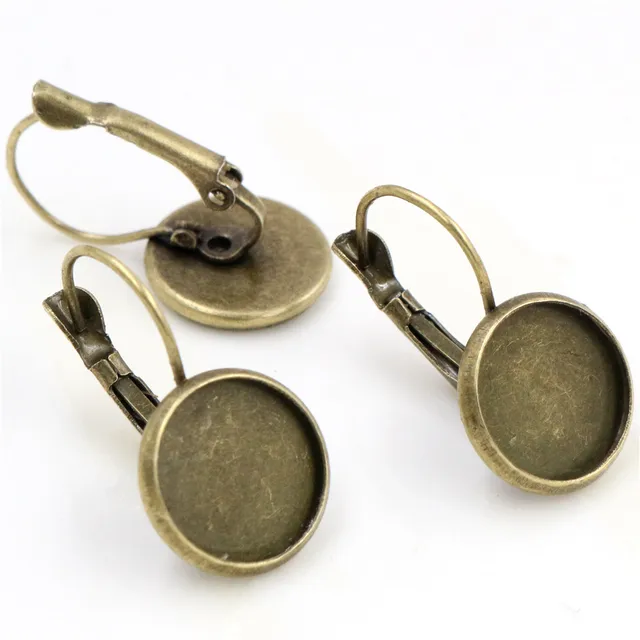 French Lever Earrings base