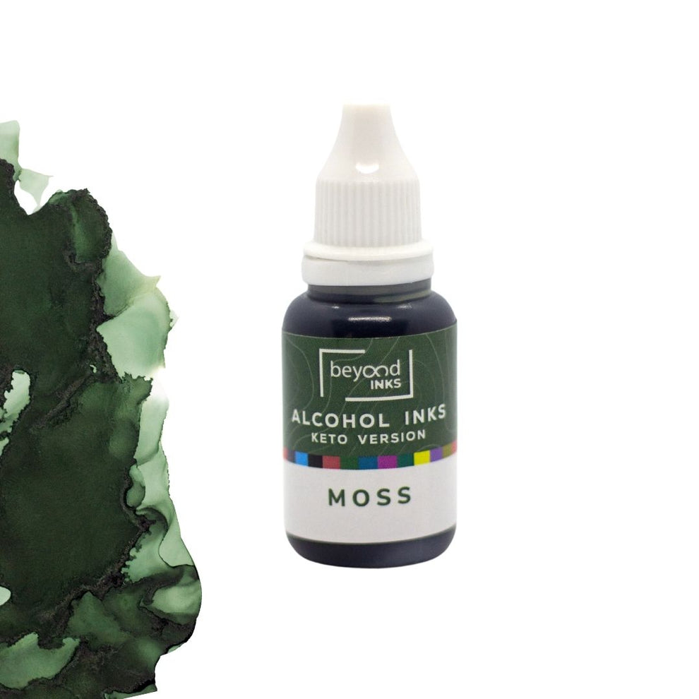 Moss alcohol ink