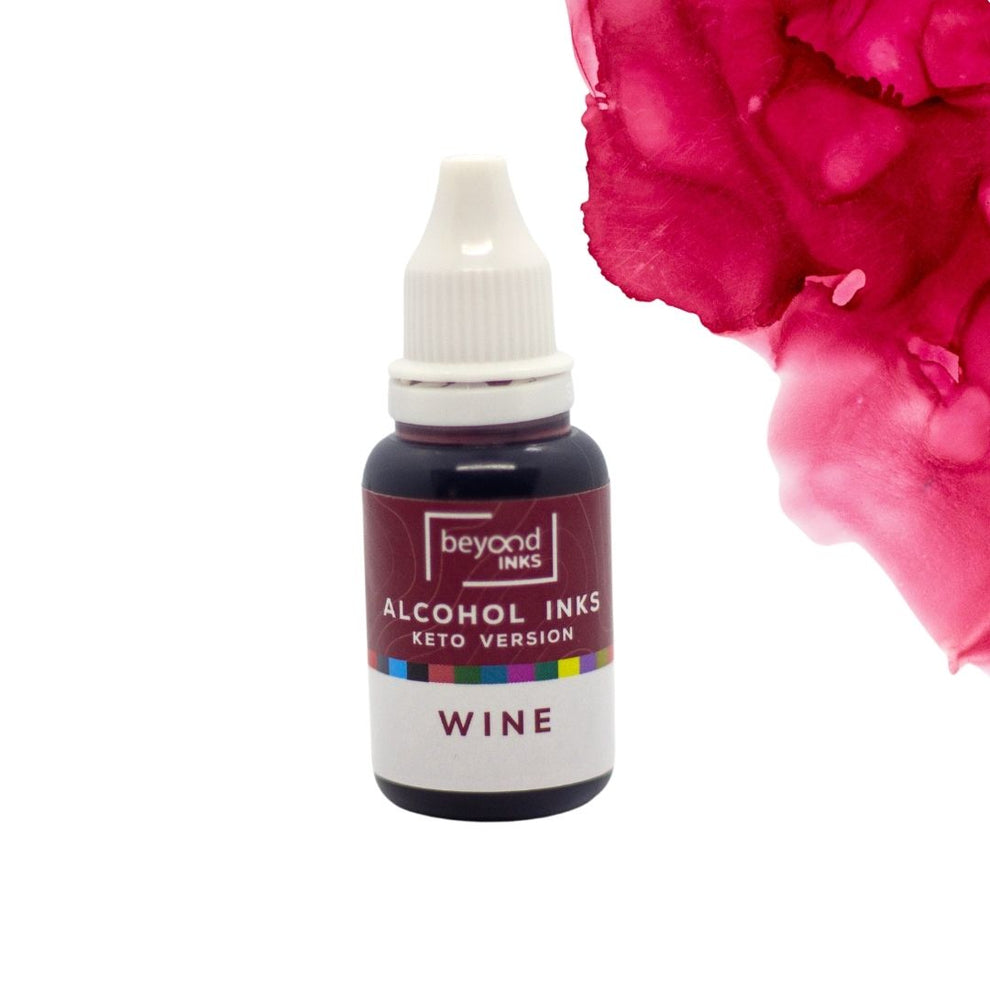 Wine alcohol ink