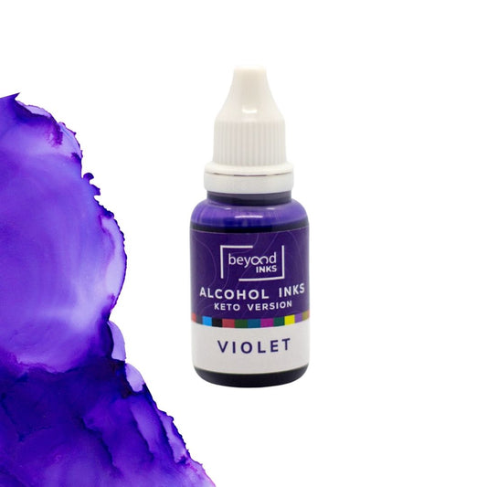 Violet alcohol ink