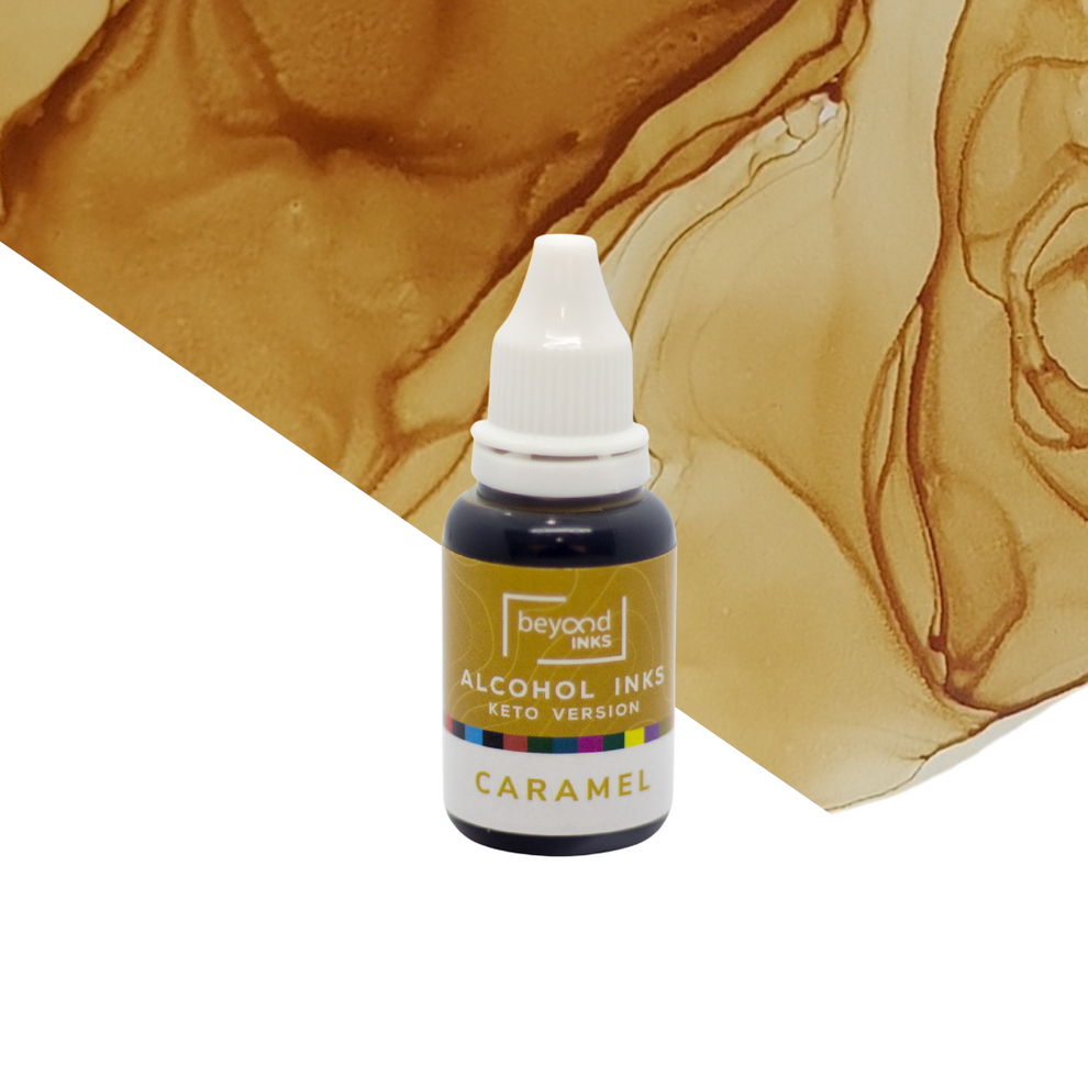 Caramel alcohol ink
