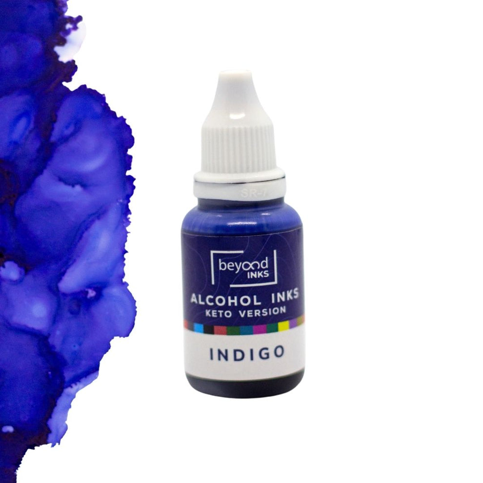 Indigo alcohol ink