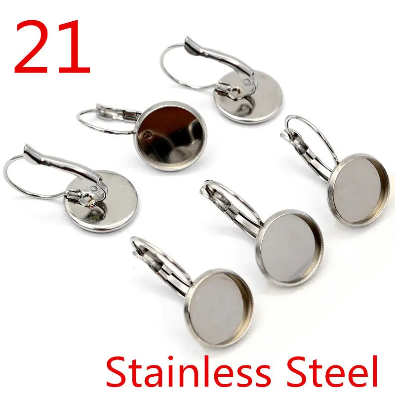 French Lever Earrings base