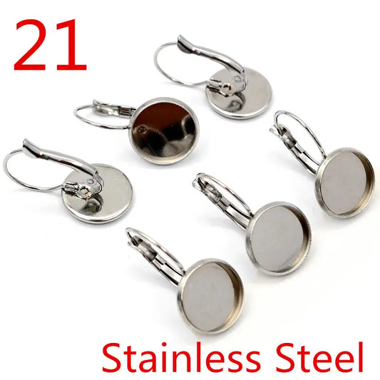 French Lever Earrings base