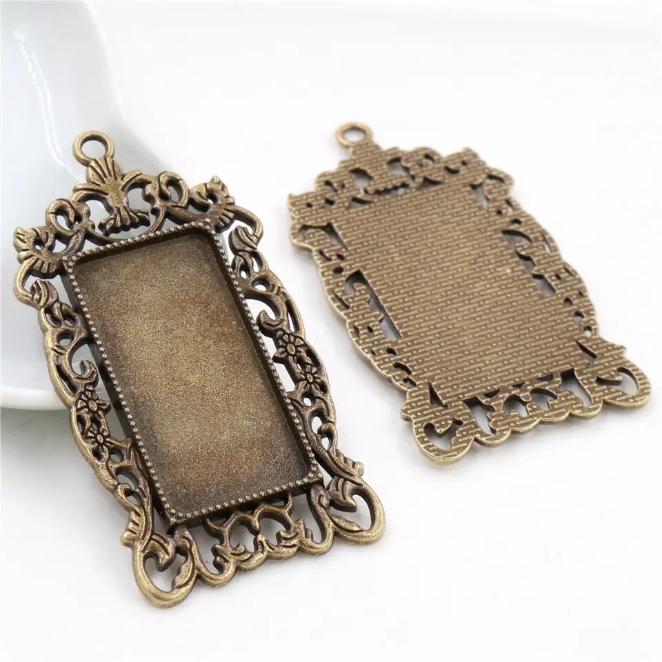 Vintage Rectangle Pendant