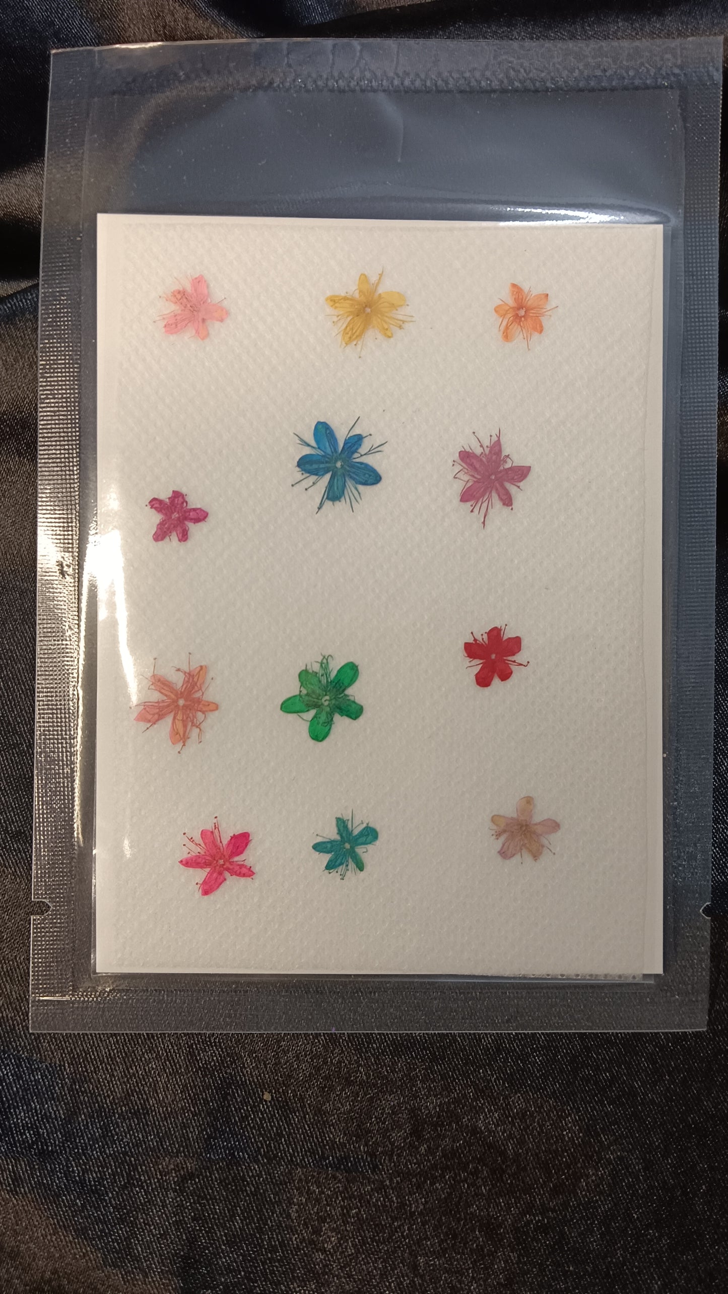 Colored flower