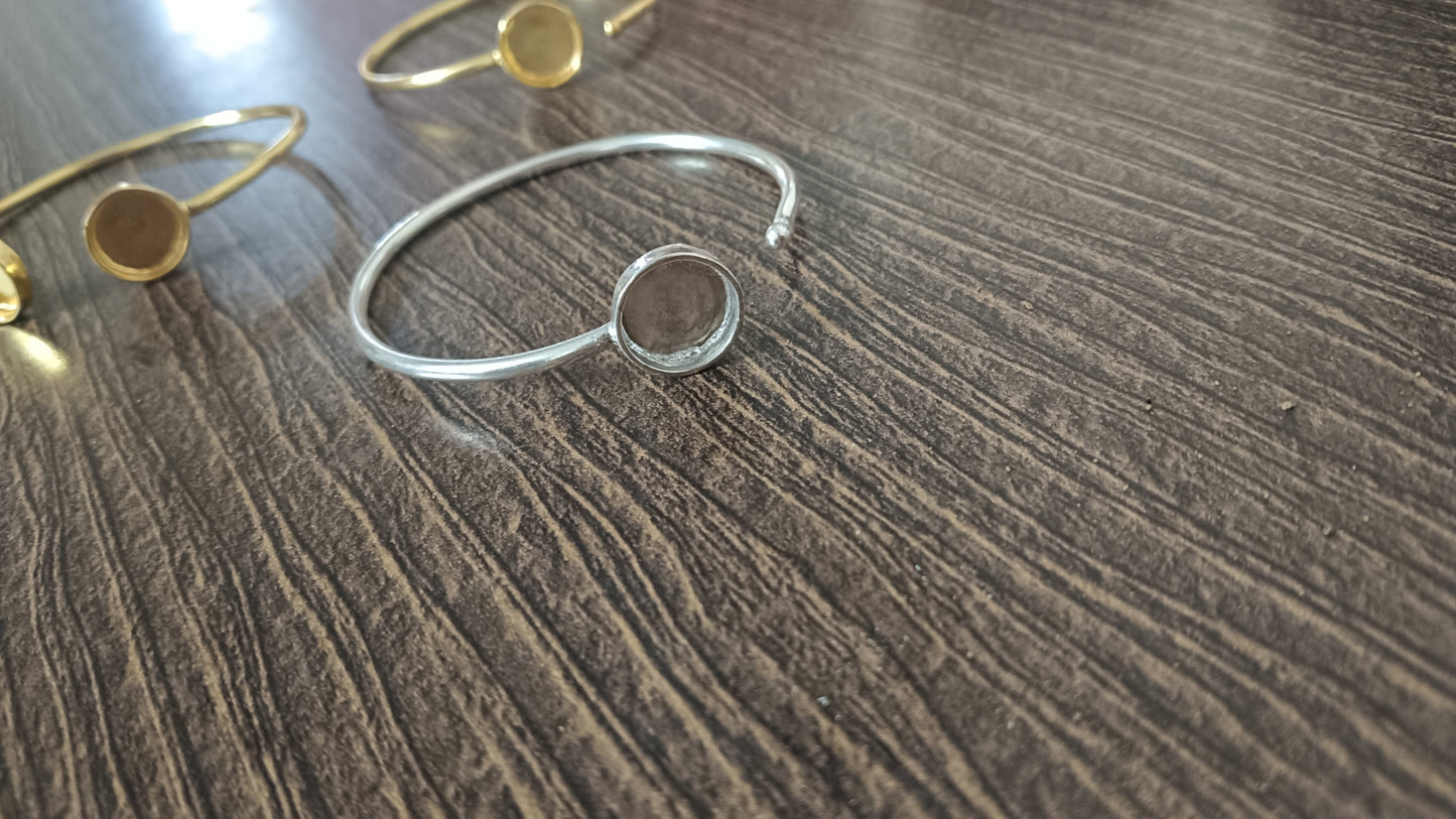 Silver Single bracelet bangle