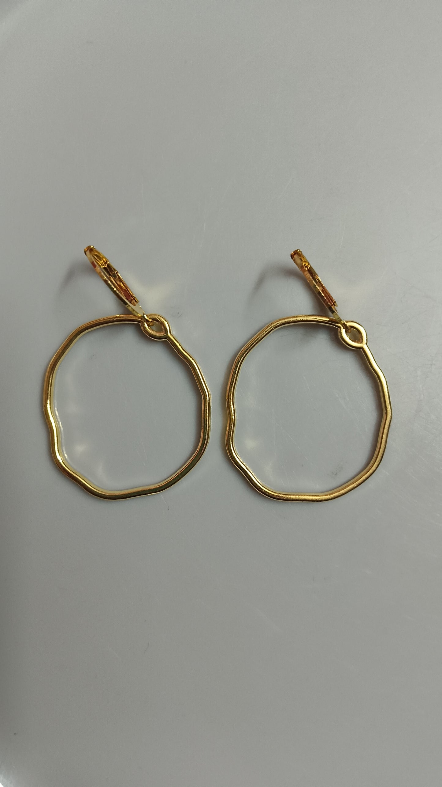 Big agate earrings