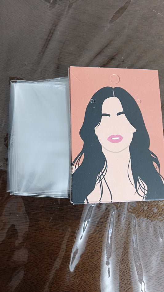 Jewellery card pack of 10 design 4