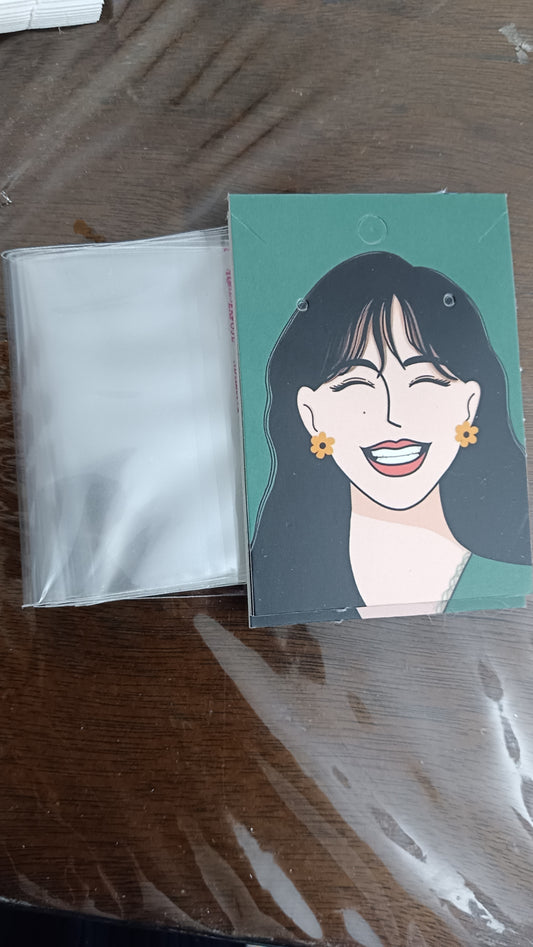 Jewellery card pack of 10 design 1