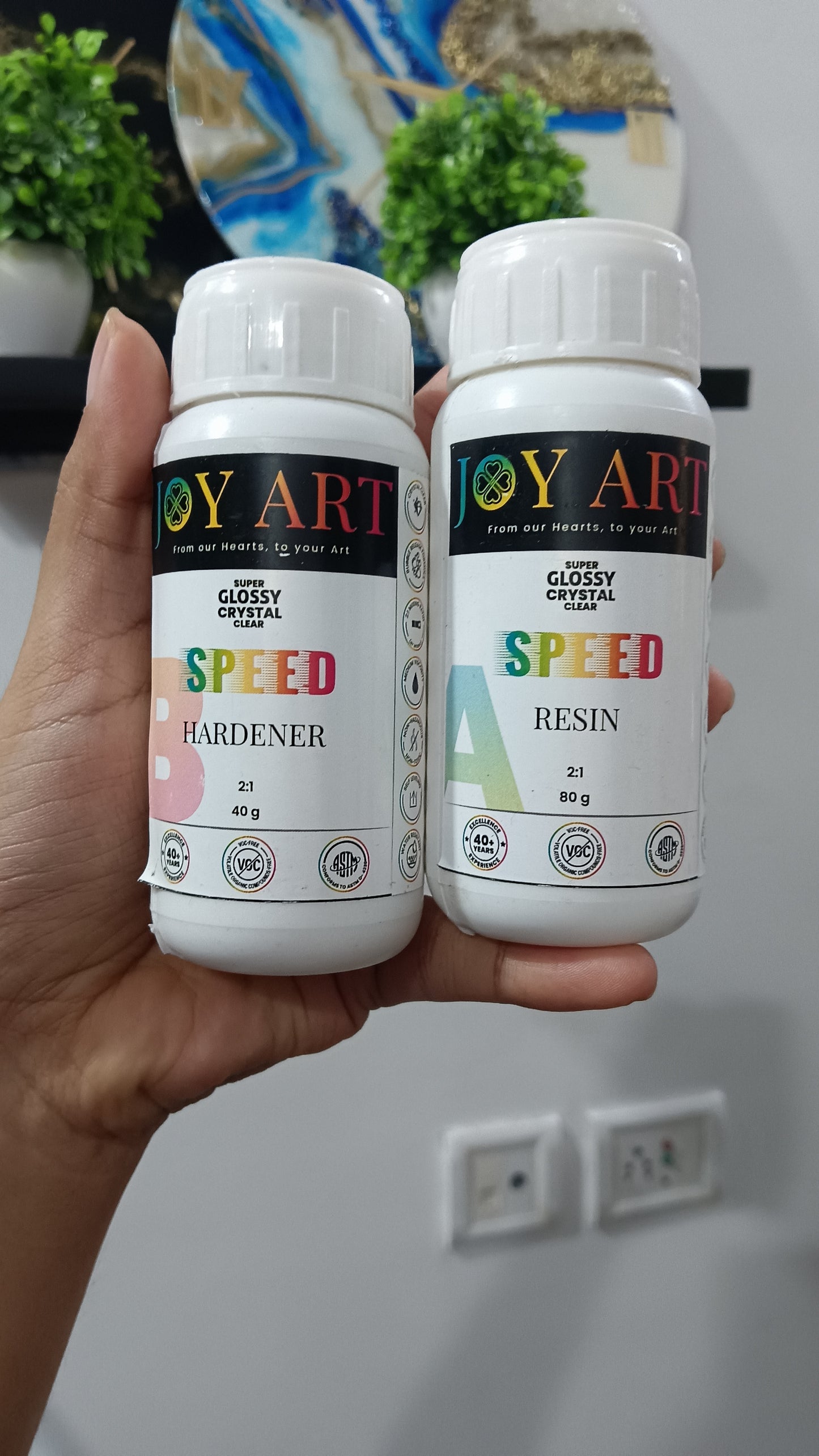 Joy art resin 2:1 120 GM's tester