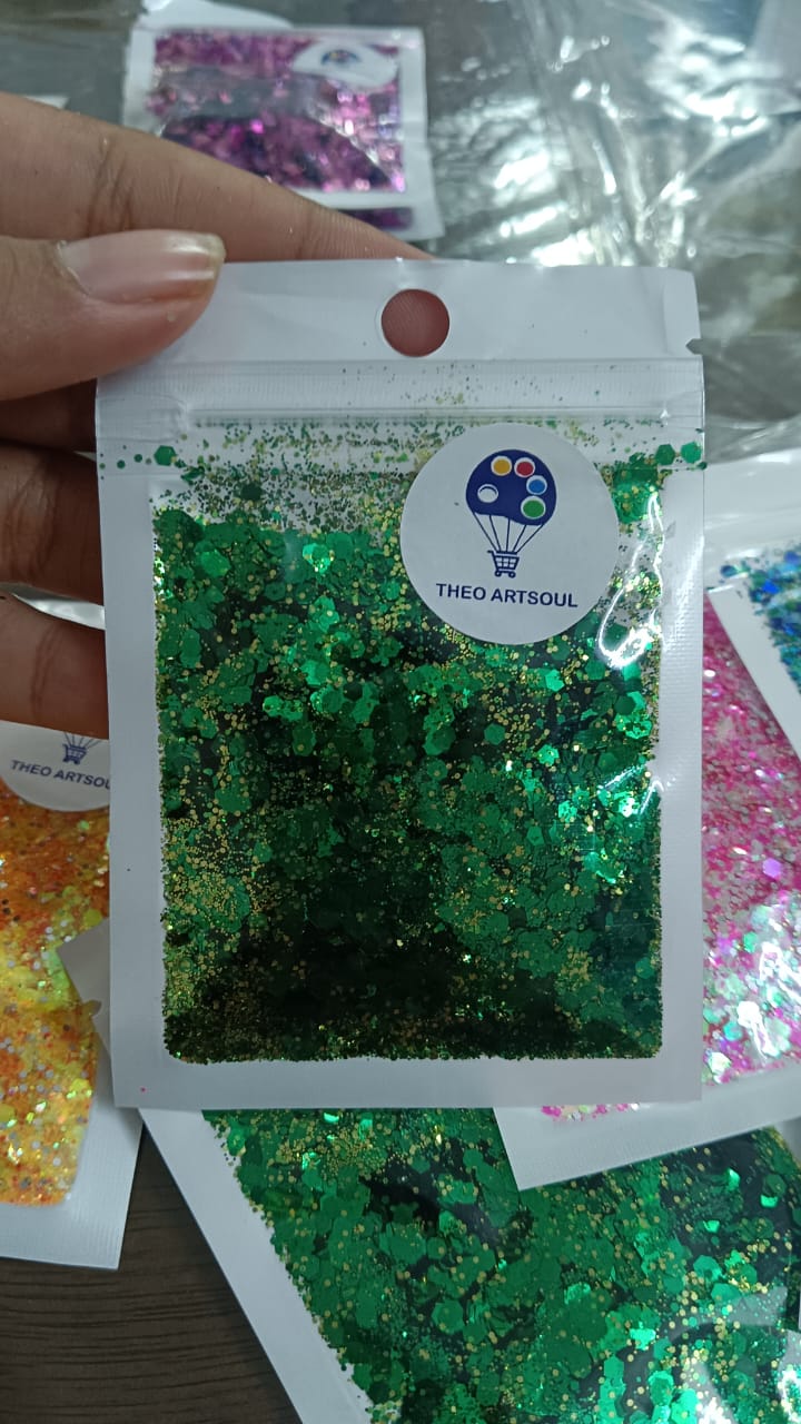 Dark green Glitter