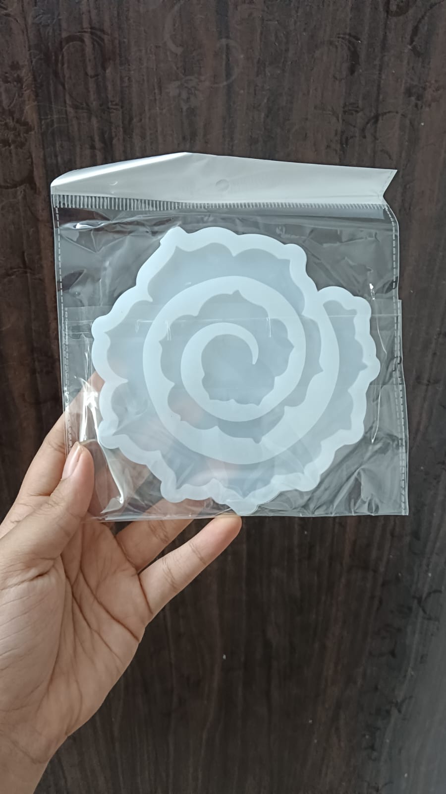 Spiral 3D flower mold
