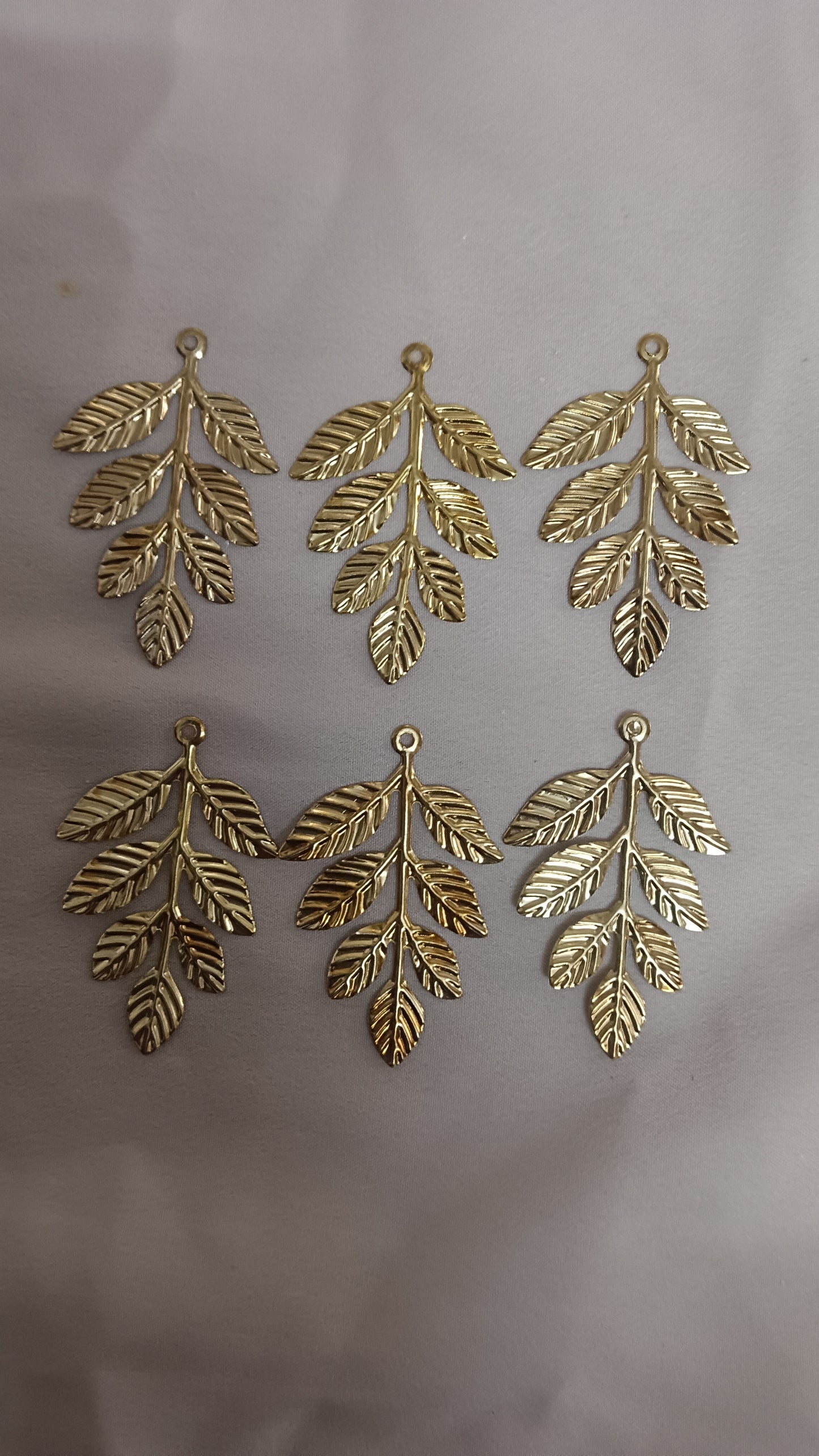 Metal leaf pack of 6
