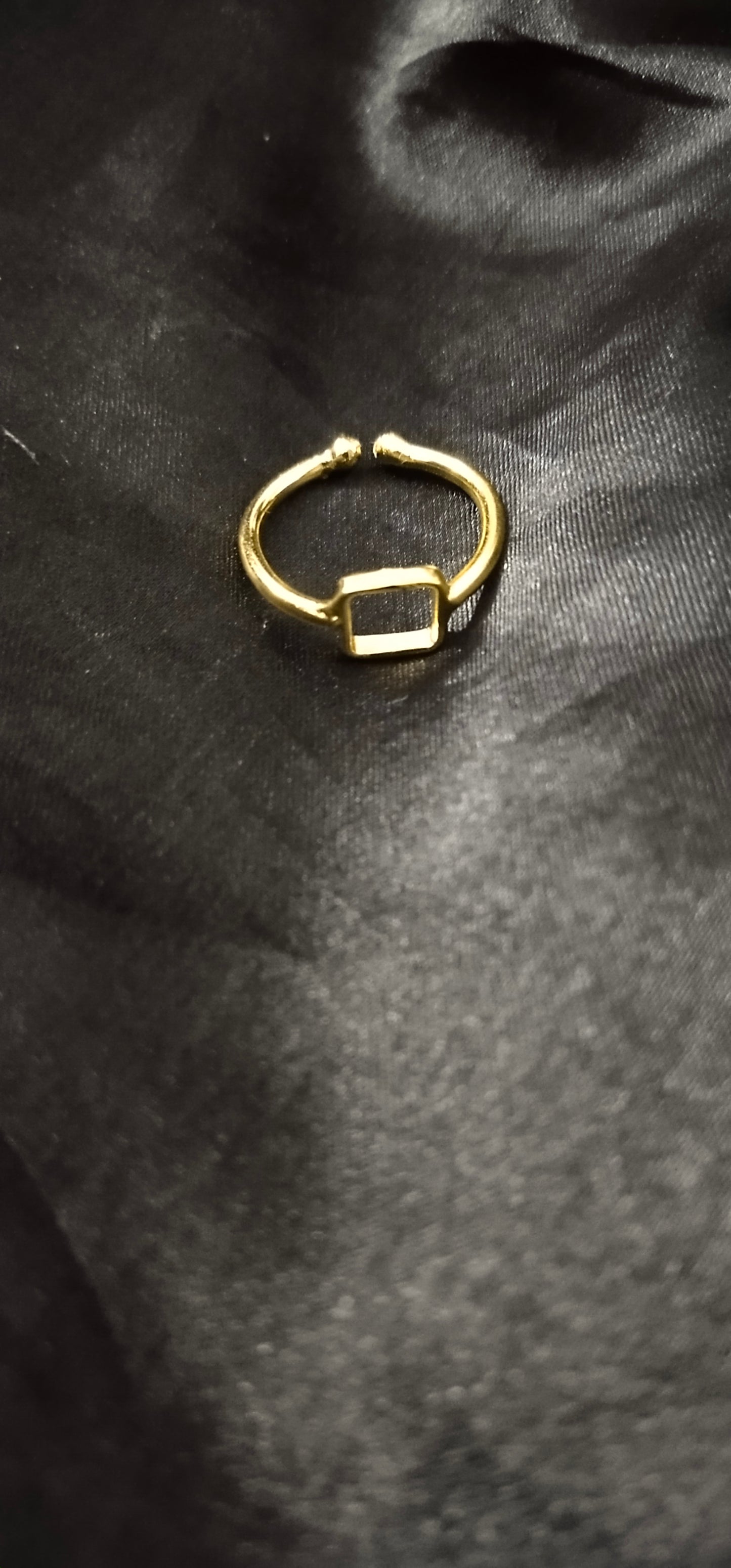 Square gold Ring