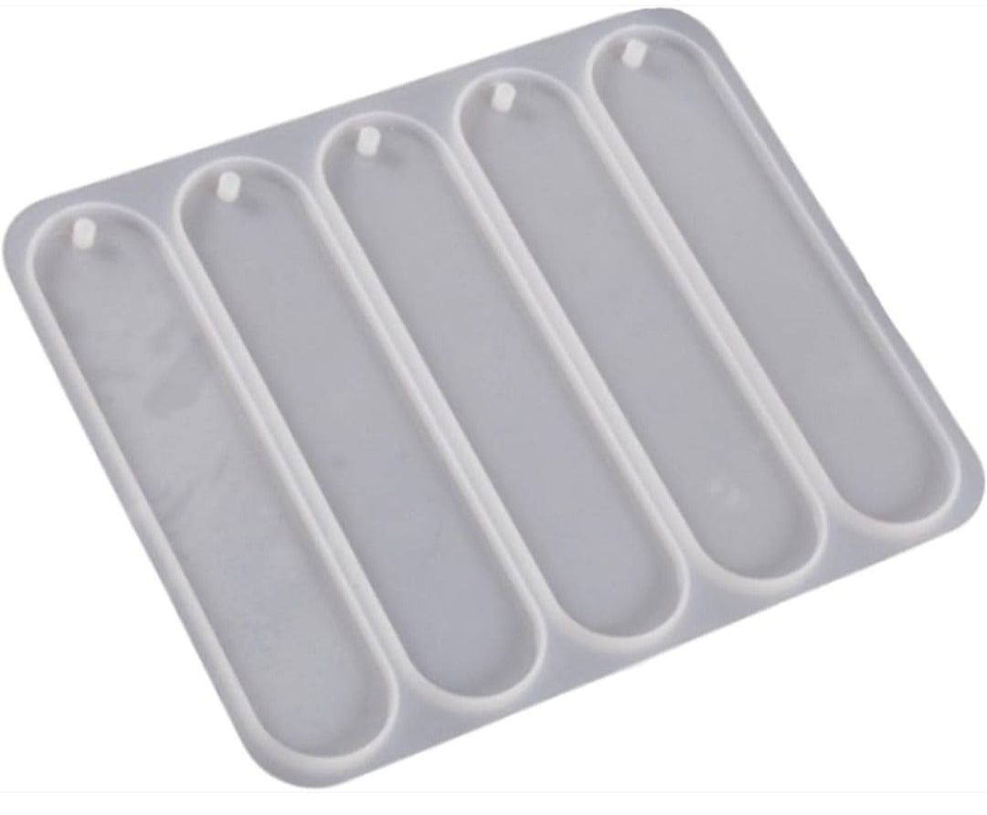 Oval bookmark mold 5 in 1