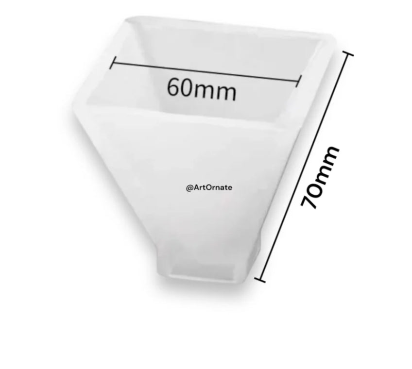 Pyramid paper weight mold