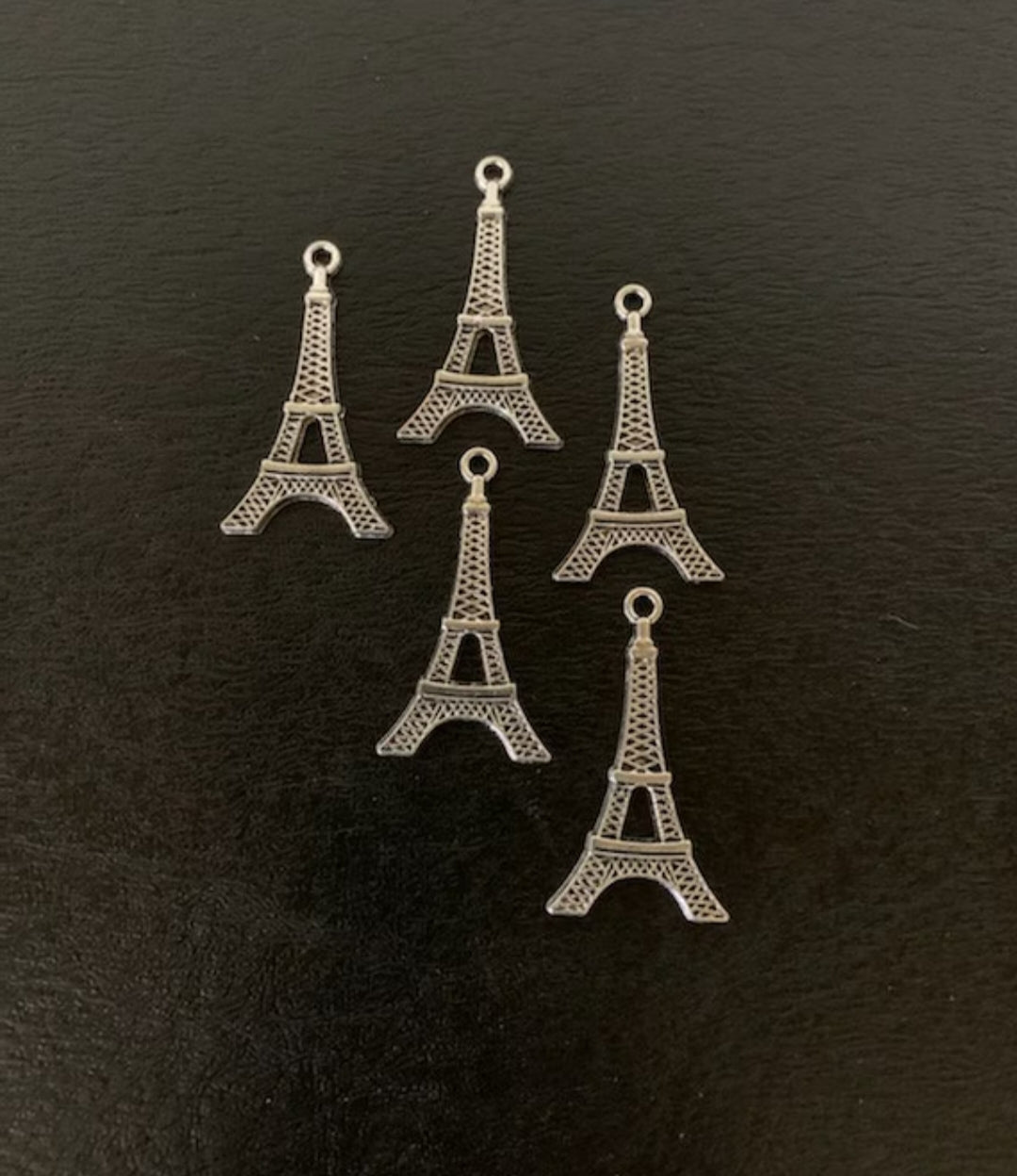 Eiffel tower charms pack of 5