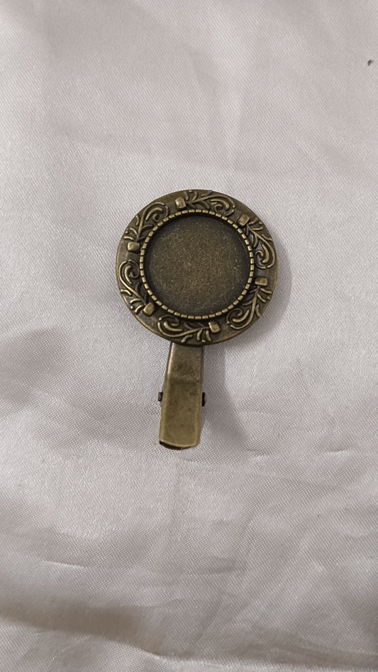 Round Hairclip bezel1