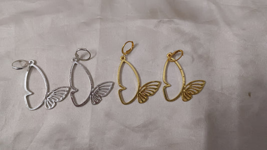 Butterfly earring combo