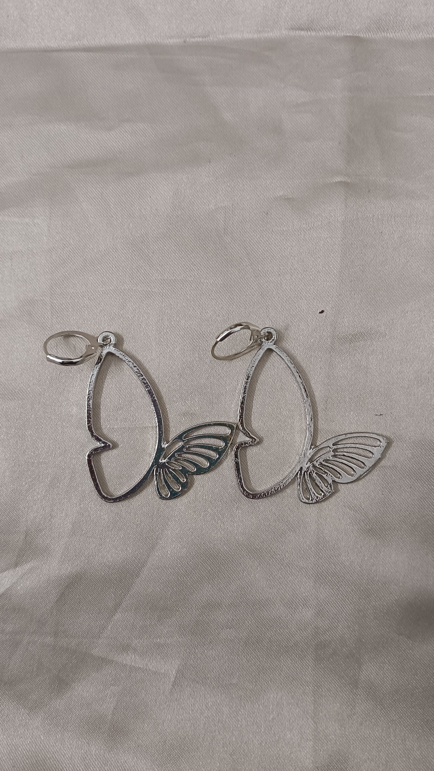 Silver Butterfly earring