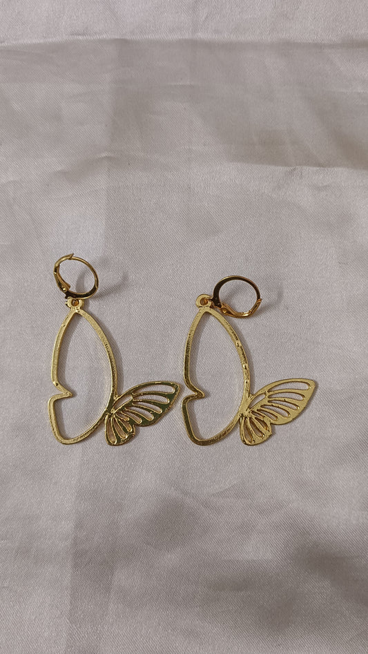 Golden Butterfly earring