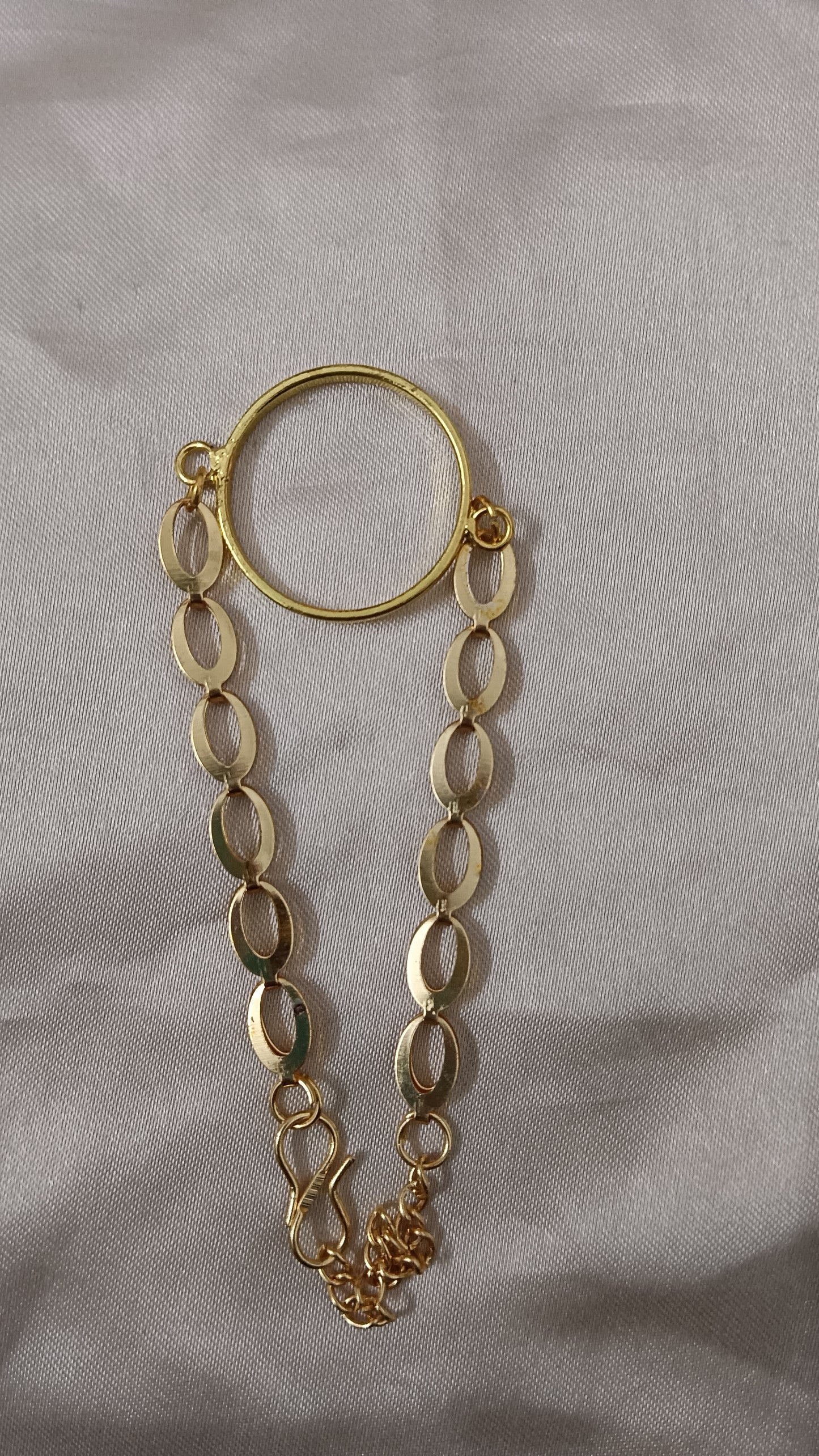 Colored bracelet chain with bezel 2