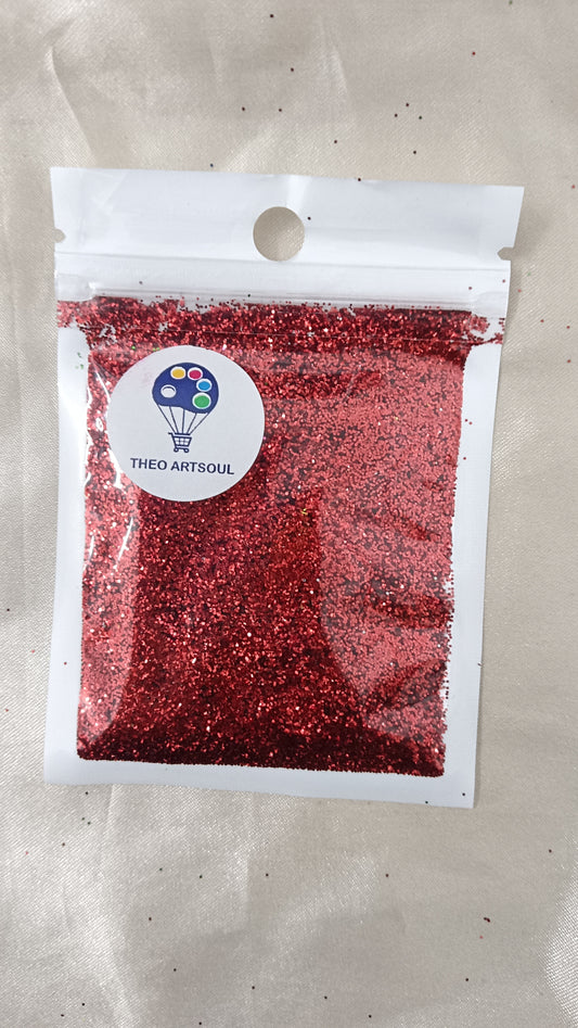 Red Fine Glitter