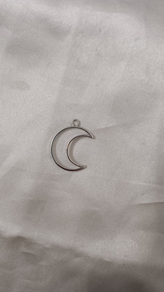 Silver Mini brass bezel pack of 1