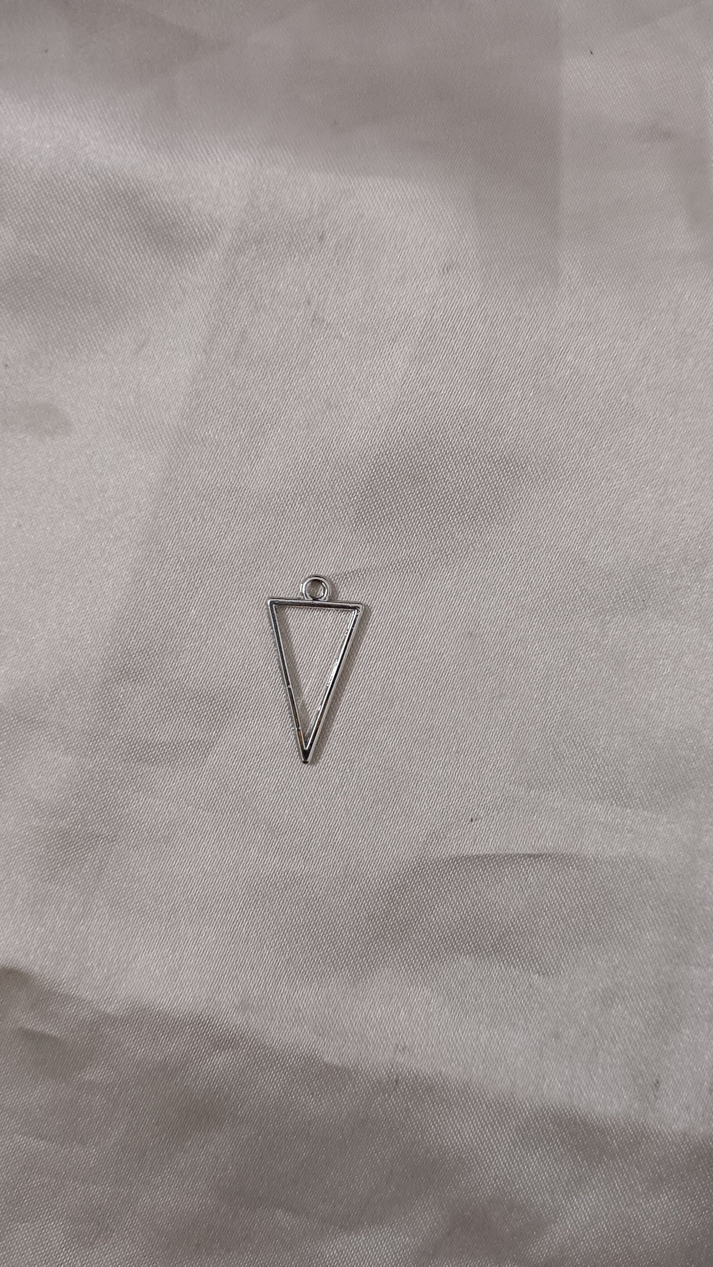 Silver Mini brass bezel pack of 1