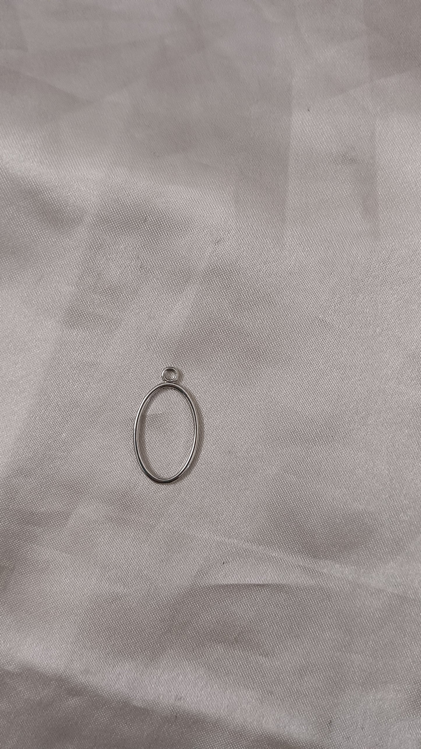 Silver Mini brass bezels pack of 1
