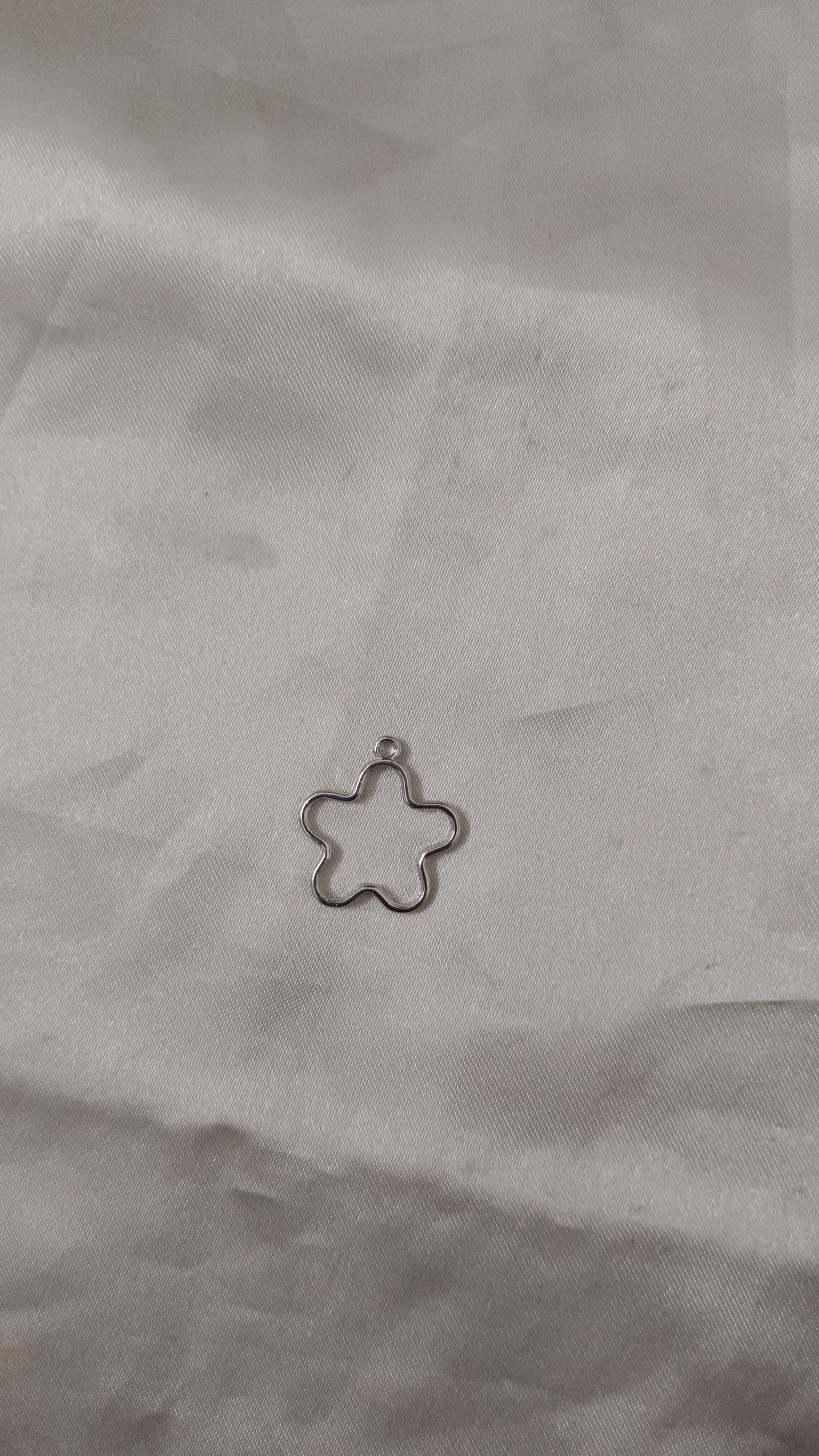 Silver Mini brass bezels pack of 1