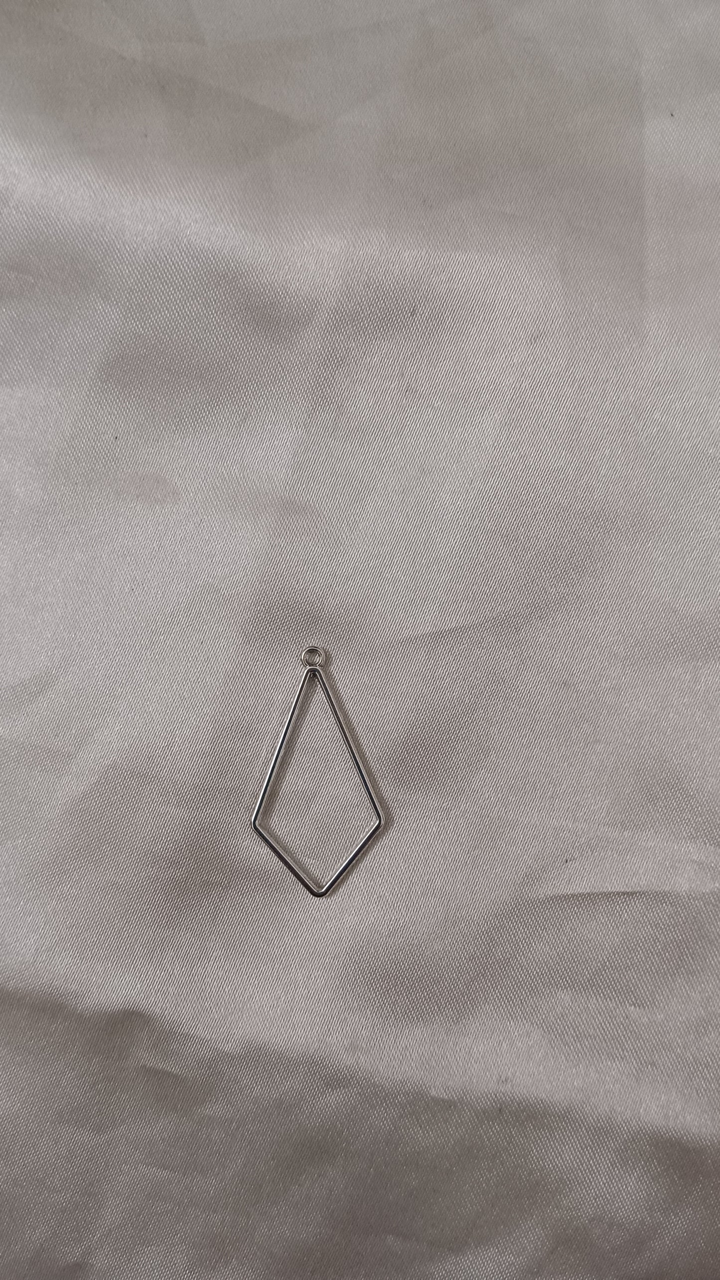 Silver Mini brass bezels pack of 1