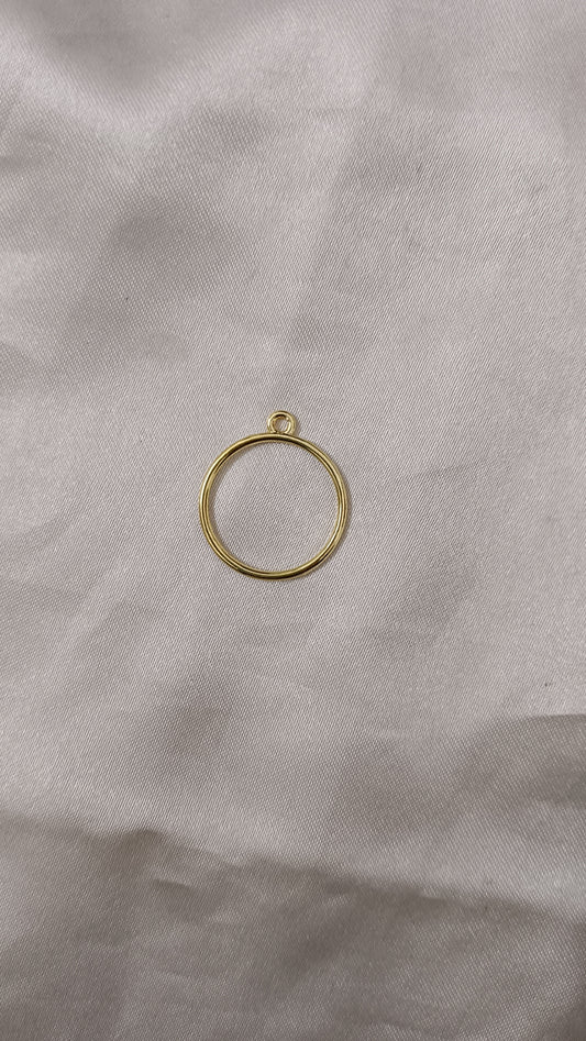 Golden Mini brass bezel pack of 1