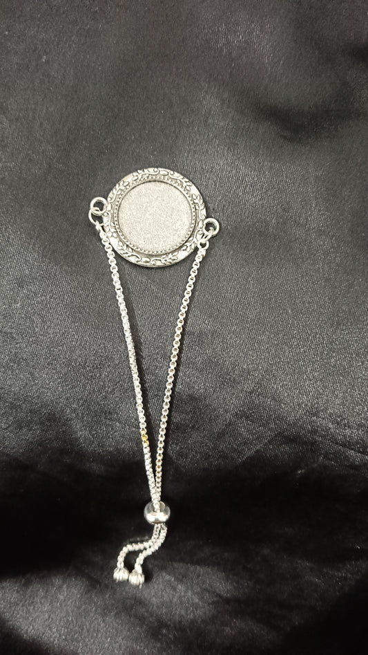 Bracelet with base silver