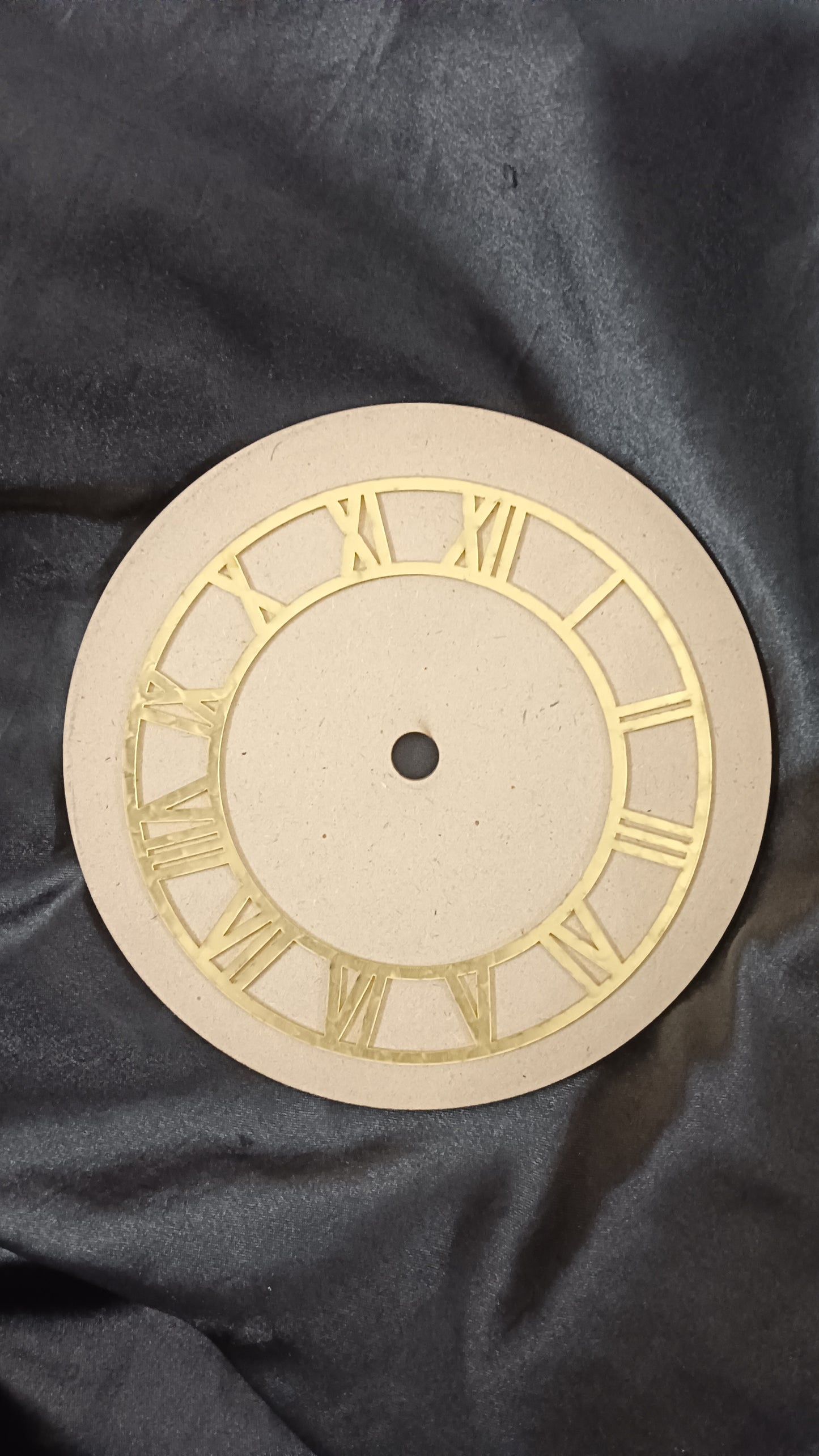 6" clock mdf with ring