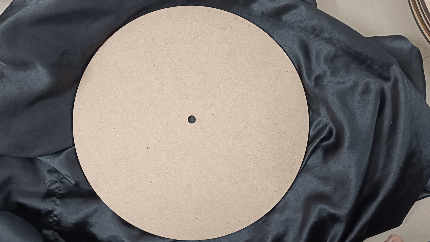 12" clock mdf