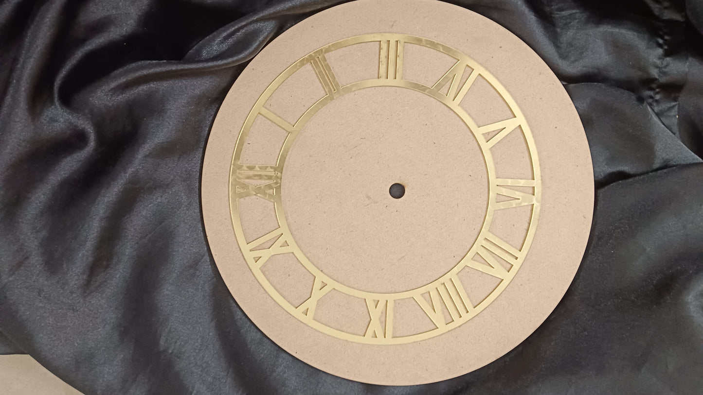 10" clock board and ring