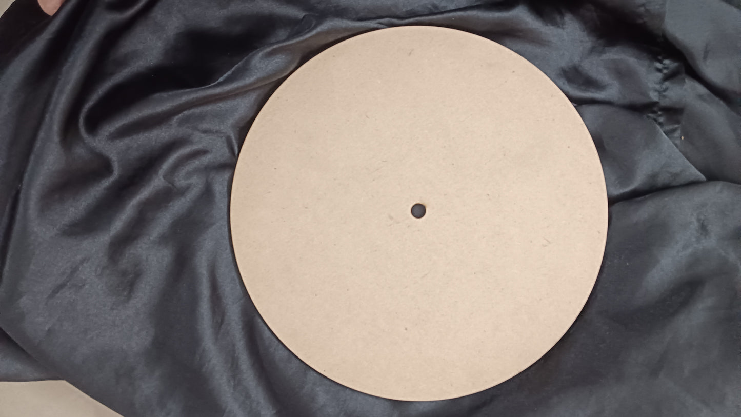 10" clock mdf