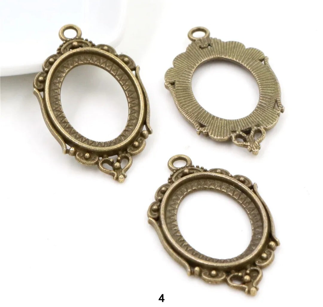 Oval Antique Pendant