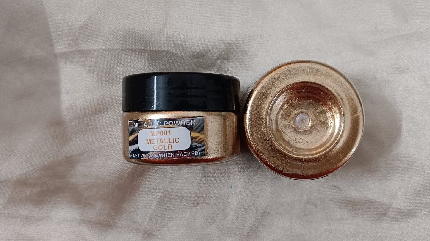 Metallic gold mica
