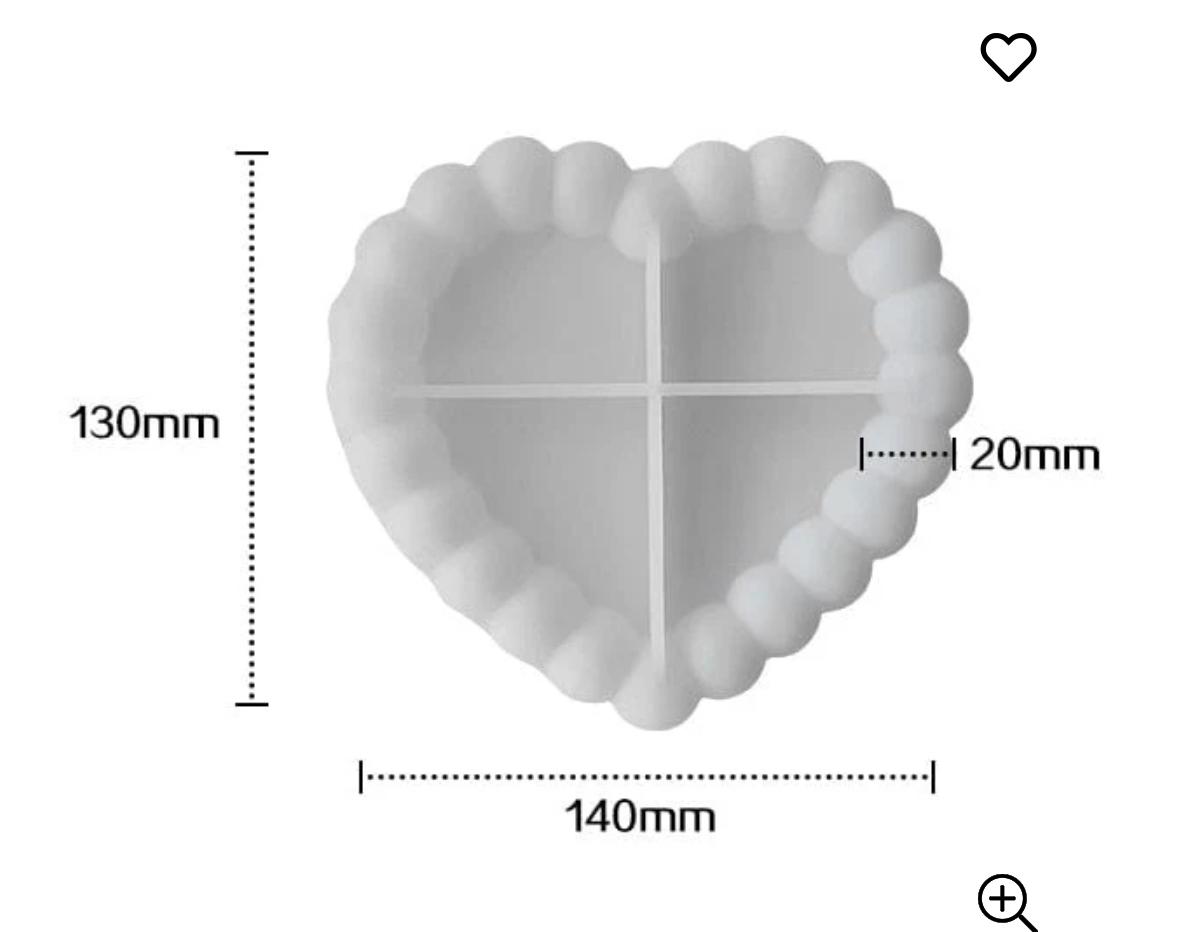 Heart tray mold