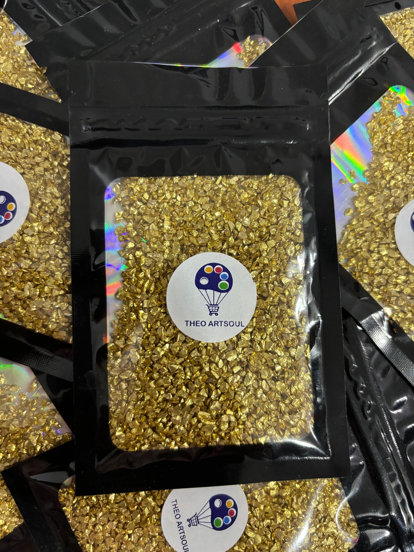 Gold granules