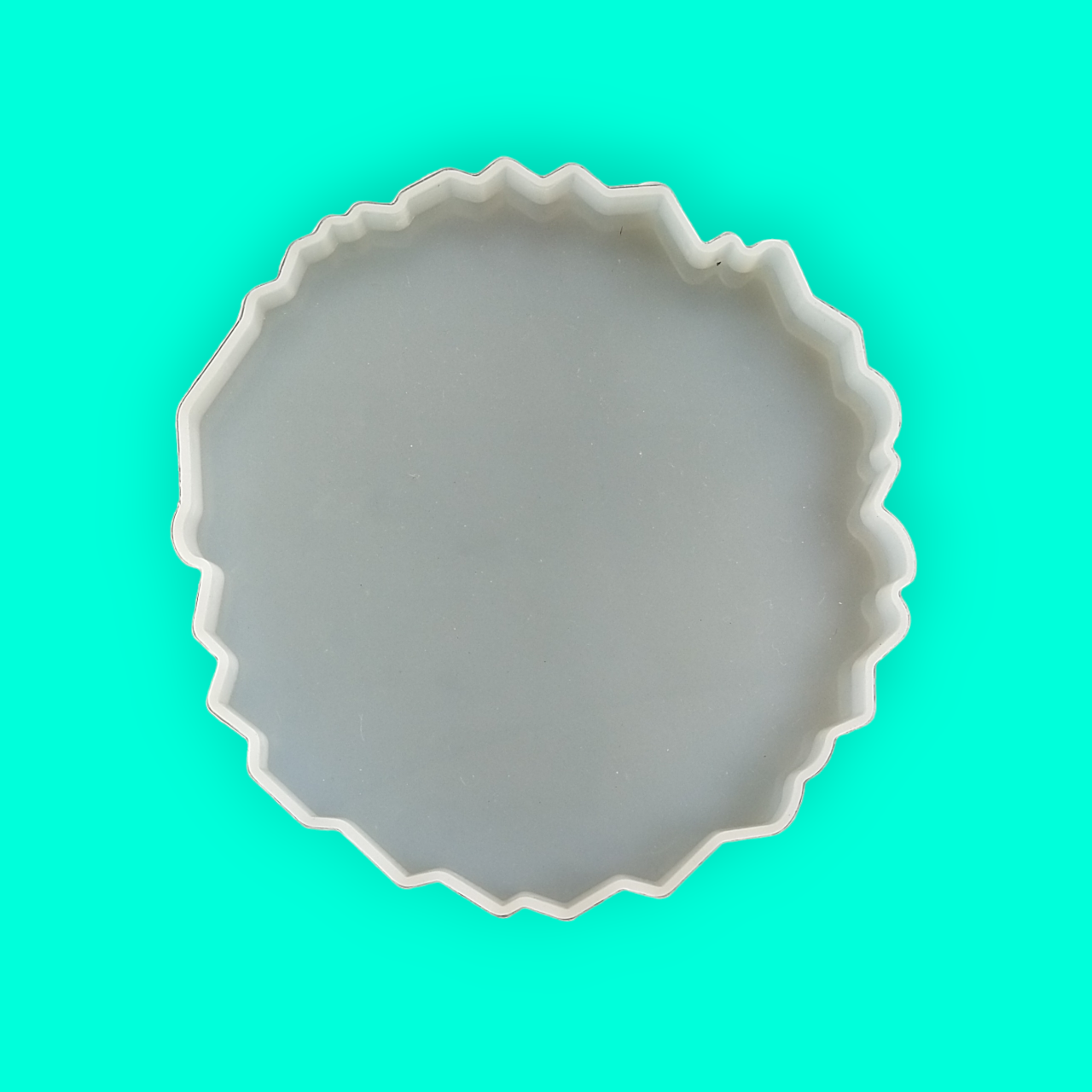6" irregular coaster mold
