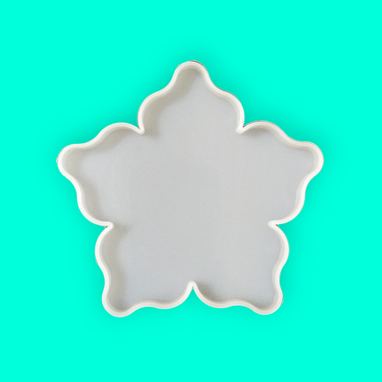 5" flower coaster
