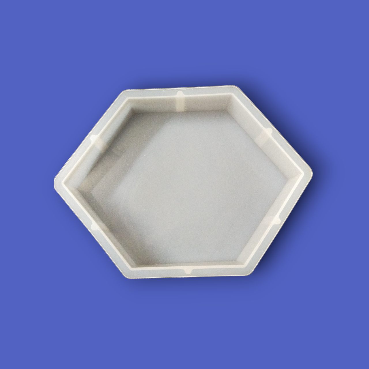 8" hexagon deep cast mold