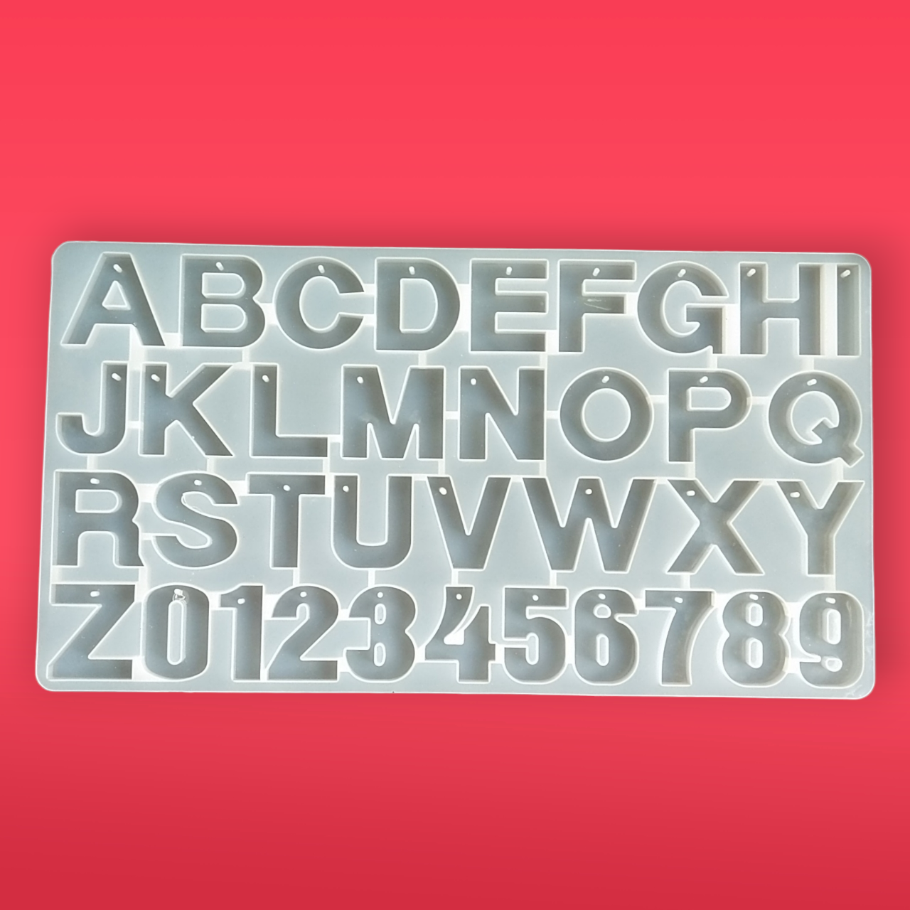 Front Pour ABC mold with hole