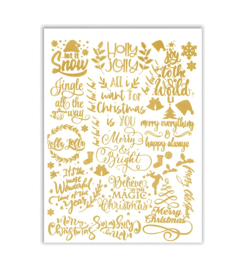 A6 Christmas sticker